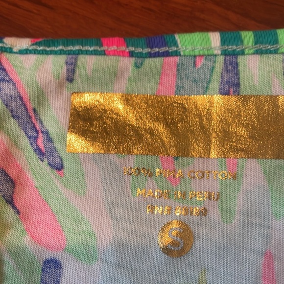 Lilly Pulitzer Pink and Green Coverup Dress - Picture 4 of 7